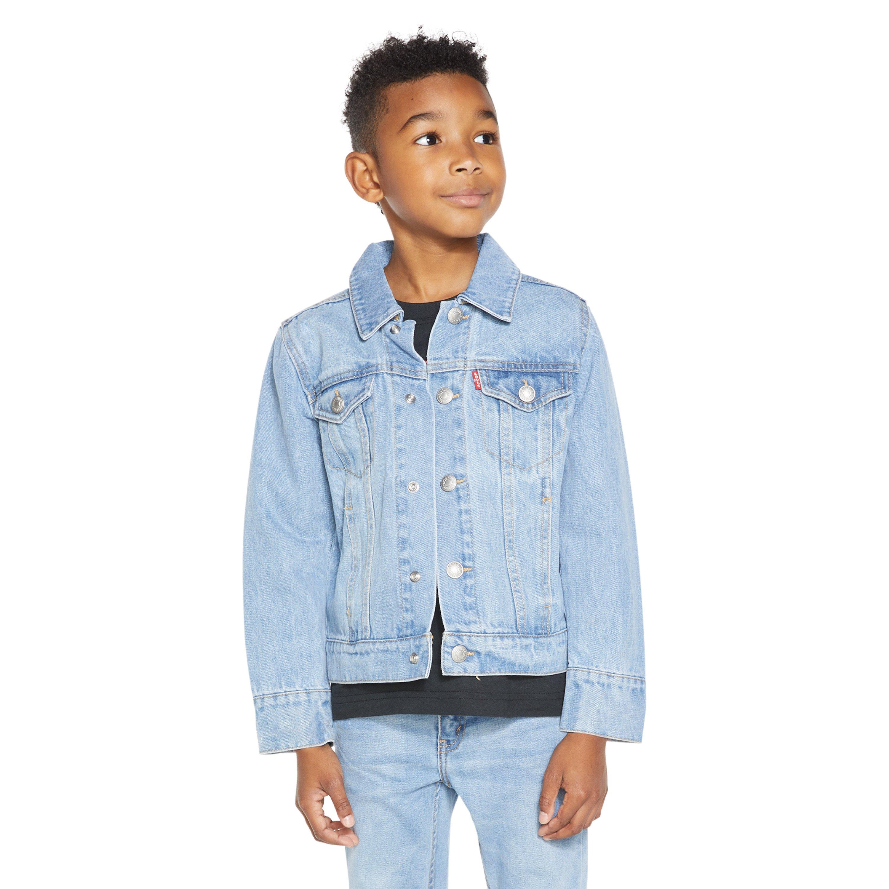 Levi's Little Boys' Trucker Style Light Blue Wash Denim Jacket - LT BLUE